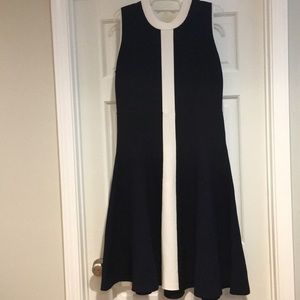 Kate Spade Navy Cream Knit Dress XL